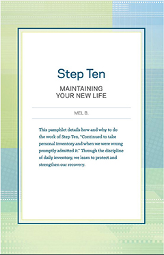 Product: Step 10 AA Maintaining Your New Life Pkg of 10