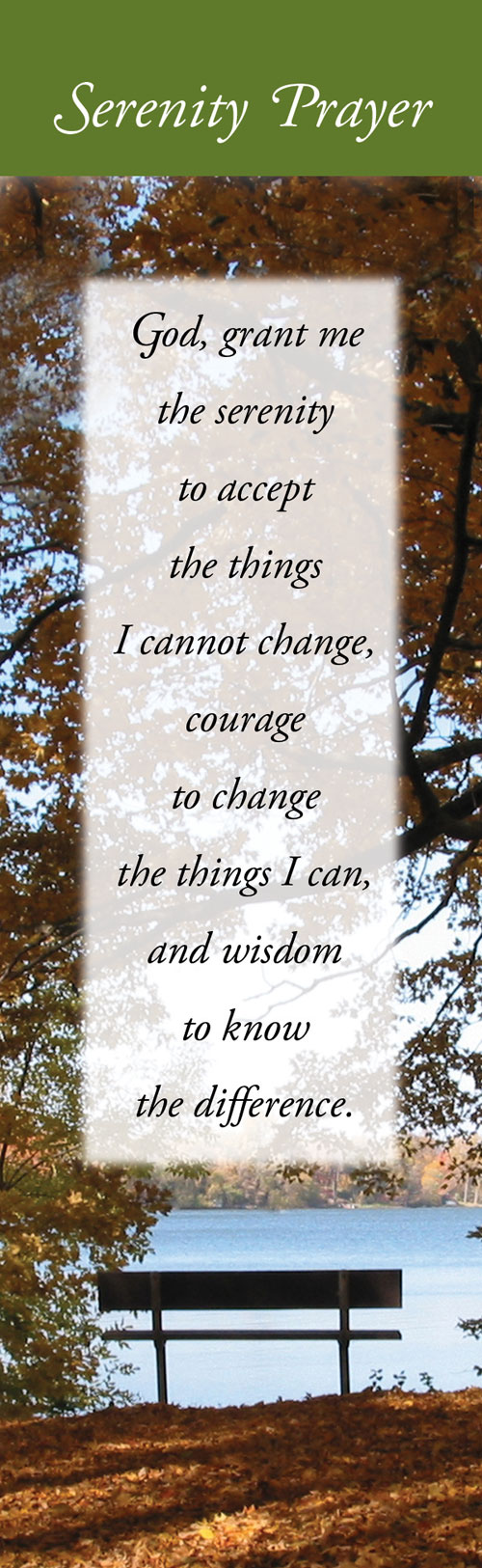 Product: Serenity Prayer Bookmark