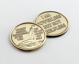 Product: Change the Sails Recovery Medallion Pkg of 25