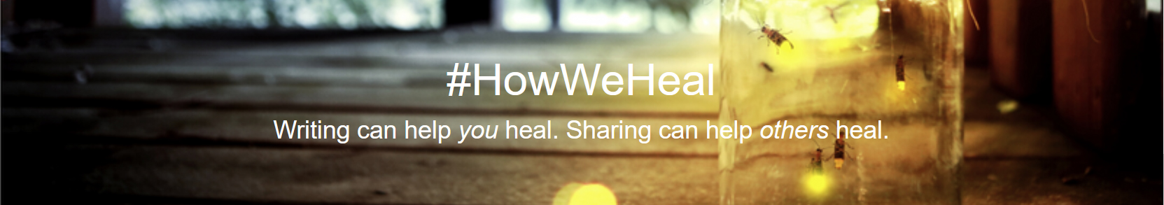 banner: writing can help you heal